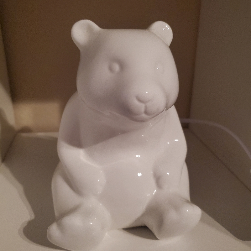 Porcelain bear nightlight